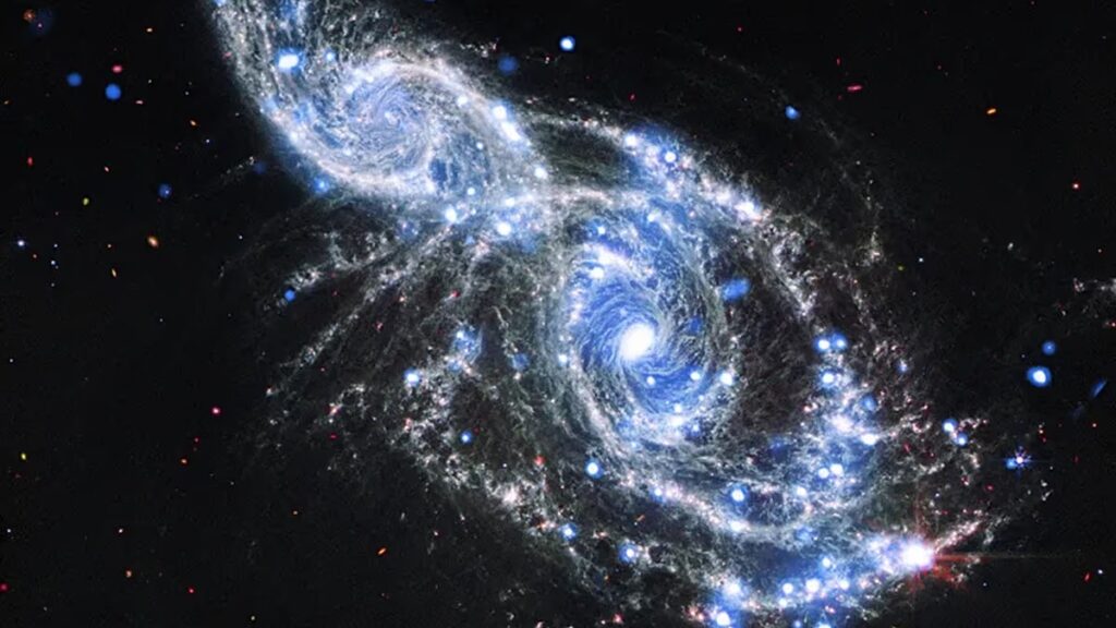 A James Webb teleszkóp lélegzetelállító képe feltárja, mi történik két galaxis ütközésekor