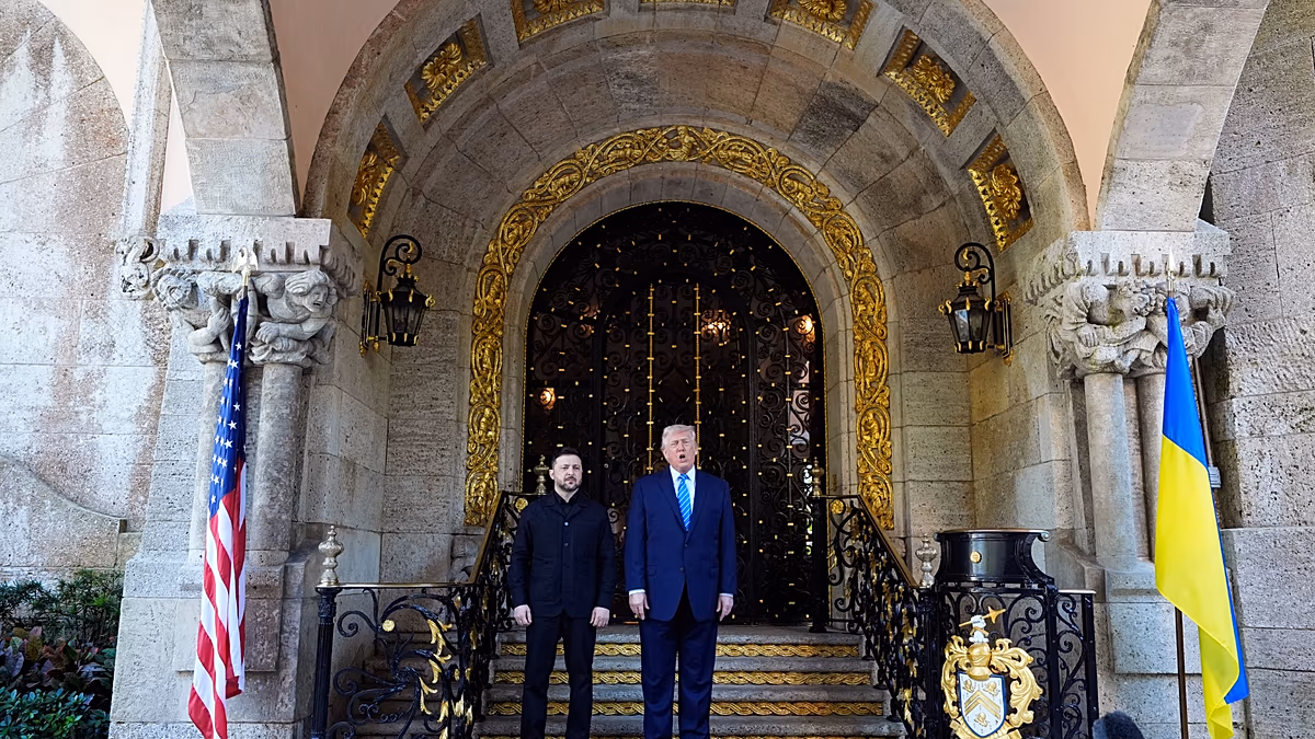 "Megvan a lehetőség az alkuhoz" - mondta Trump, miután üdvözölte Zelenskyyt Mar-a-Lagoban