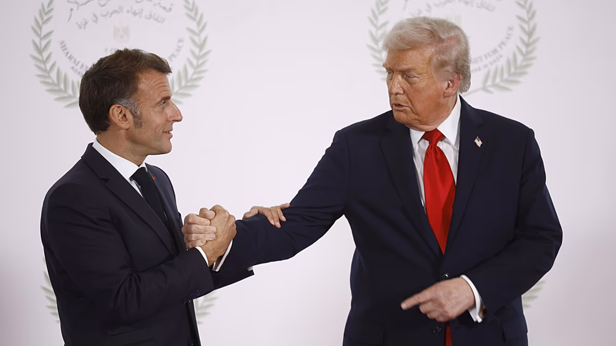 Macron azzal vádolja az Egyesült Államokat, hogy „fokozatosan elfordul” a szövetségeseitől a francia nagykövetekhez intézett beszédében