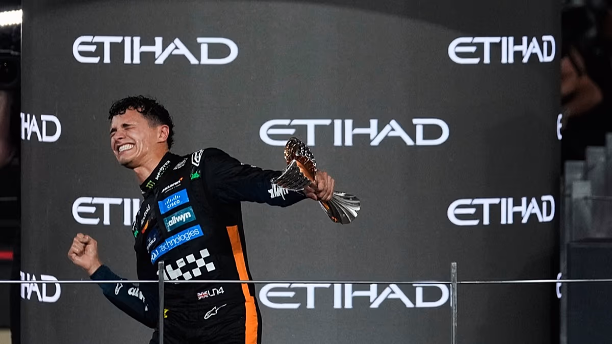 A McLaren pilótája, Lando Norris nyerte az első Forma-1-es világbajnokságot