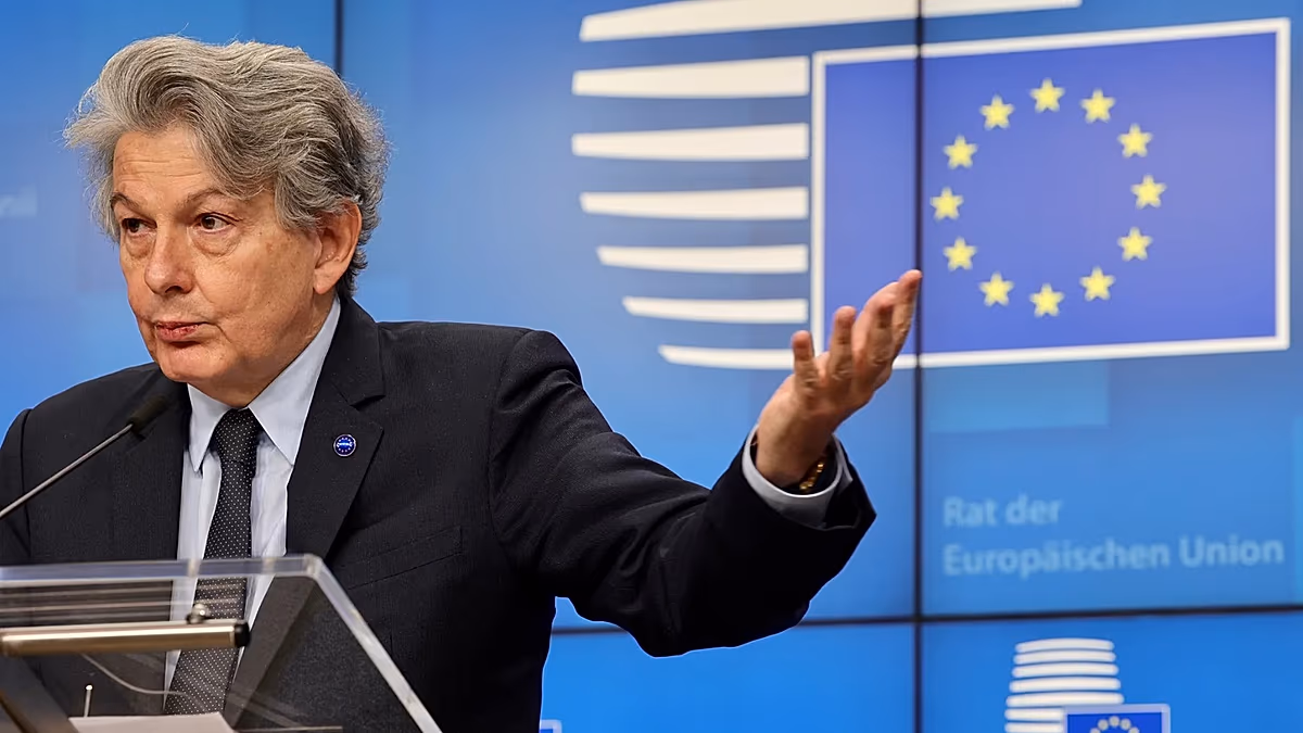 Az Egyesült Államok vízumtilalma Breton volt uniós biztosra irányul a közösségi média állítólagos cenzúrája miatt