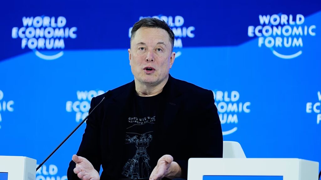 Elon Musk a robotok többségének jövőjét jósolja az első davosi megjelenéskor