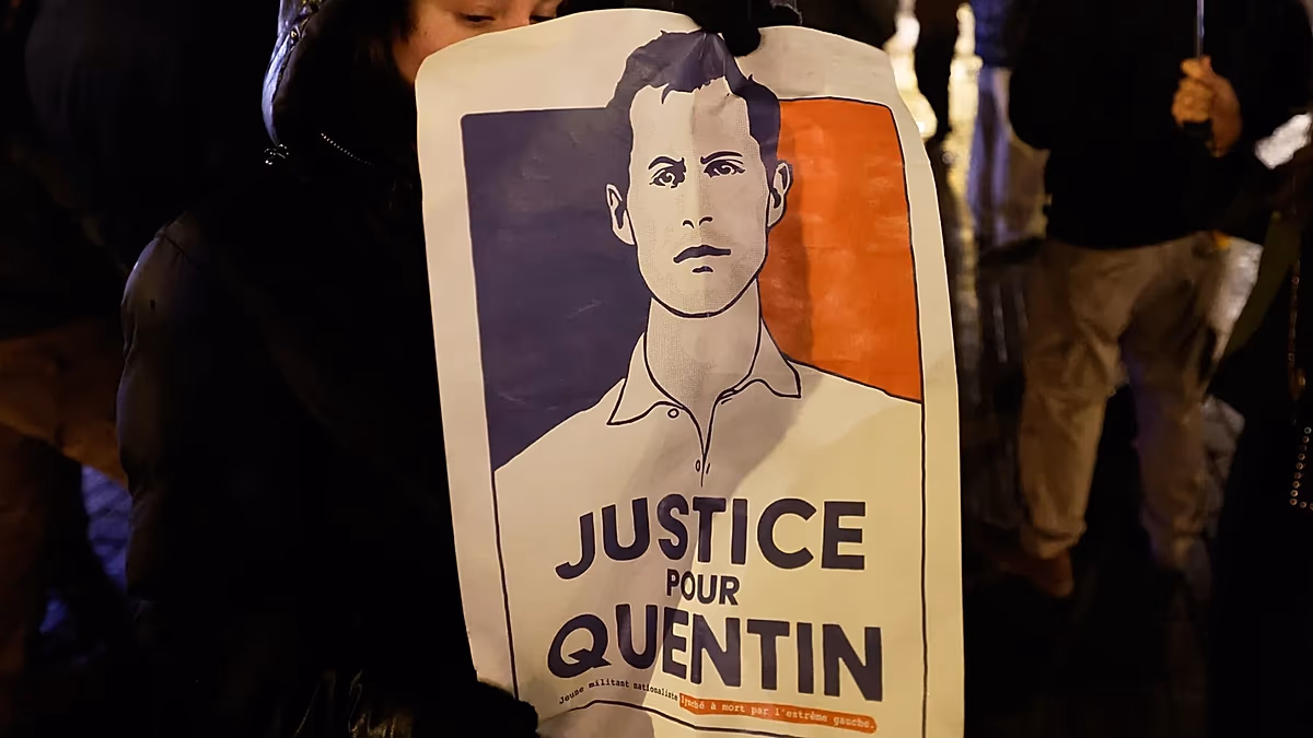 A francia szélsőjobb arra kéri az Európai Parlamentet, hogy jegyezze meg Quentin Deranque aktivista halálát