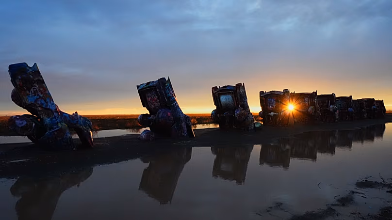 Cadillac Ranch Amarillóban, Texasban