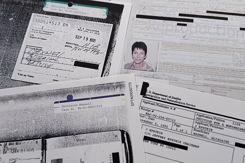 Egy dokumentum, amely az Egyesült Államok Igazságügyi Minisztériumának a Jeffrey Epstein-aktákról szóló kiadásában szerepelt, 2026. február 10.