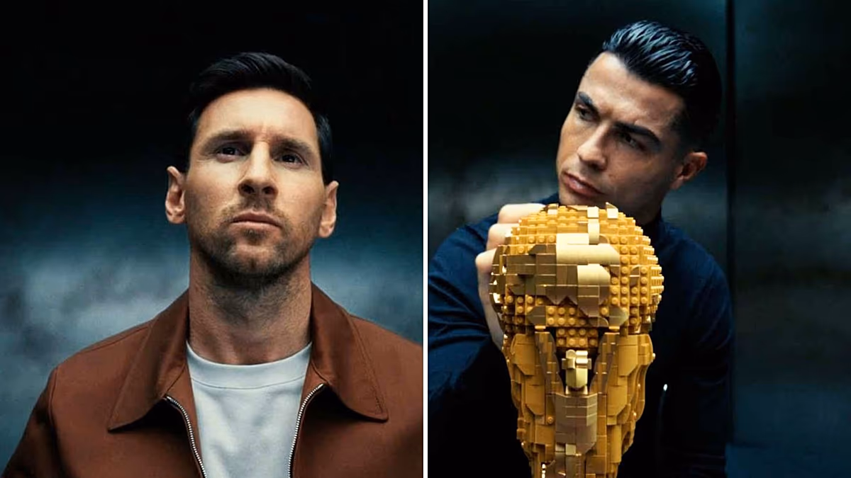 A GOAT-ok újra egyesülnek: Ronaldo és Messi ismét egyesítik erőiket a LEGO világbajnokság vírusos kampányához