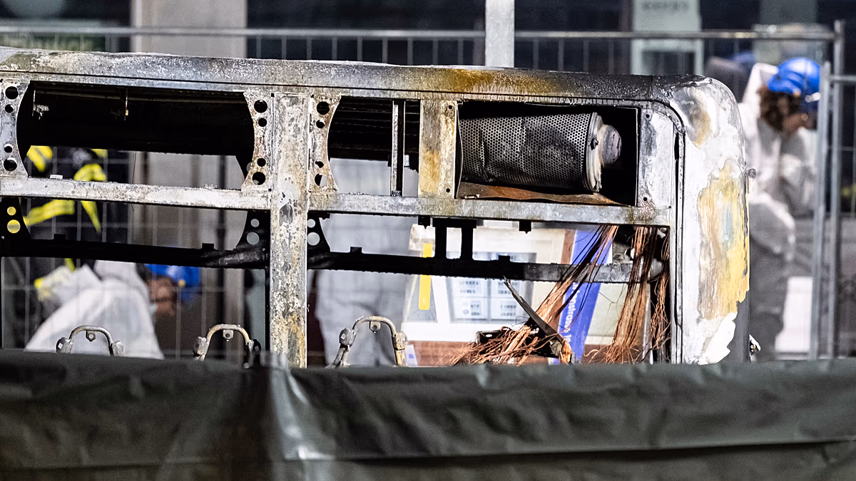 A rendőrség szerint a svájci busztűz „szándékosan” halt meg