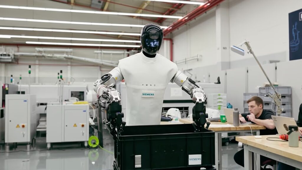 Működhetnek-e az AI robotok az emberek mellett? A Siemens és az NVIDIA egy humanoid robotot próbál ki