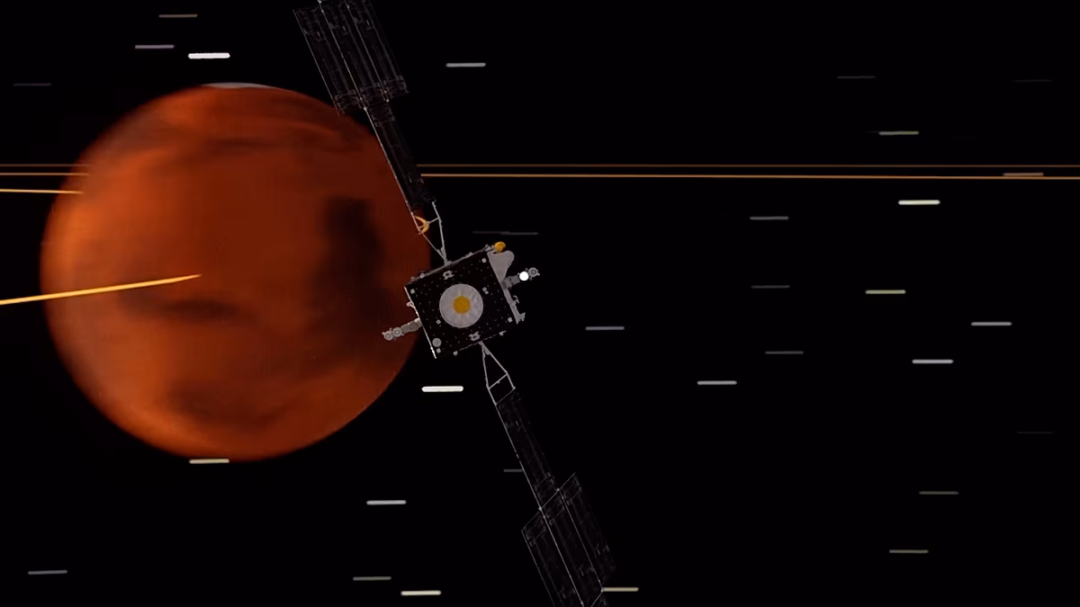 A NASA Psyche űrszondája elszáguld a Mars mellett, hogy nyomokat keressen a Föld keletkezésével kapcsolatban