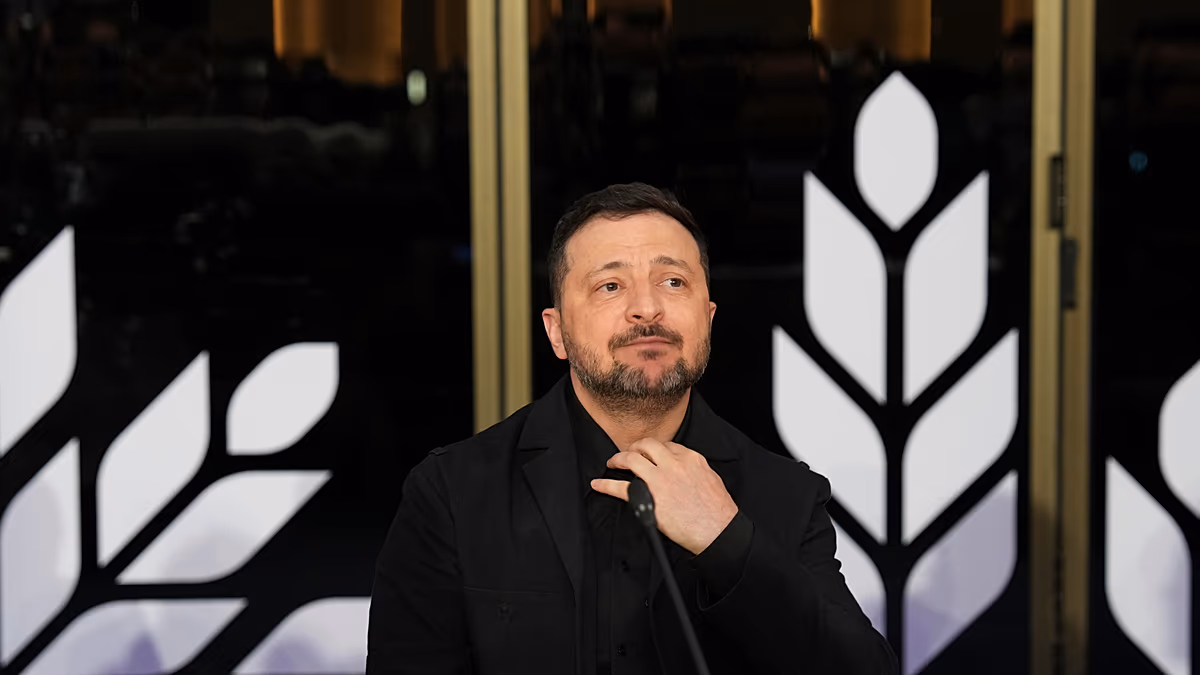 Nawrocki lengyel elnök meg akarja fosztani Zelenszkijt Lengyelország legmagasabb kitüntetésétől