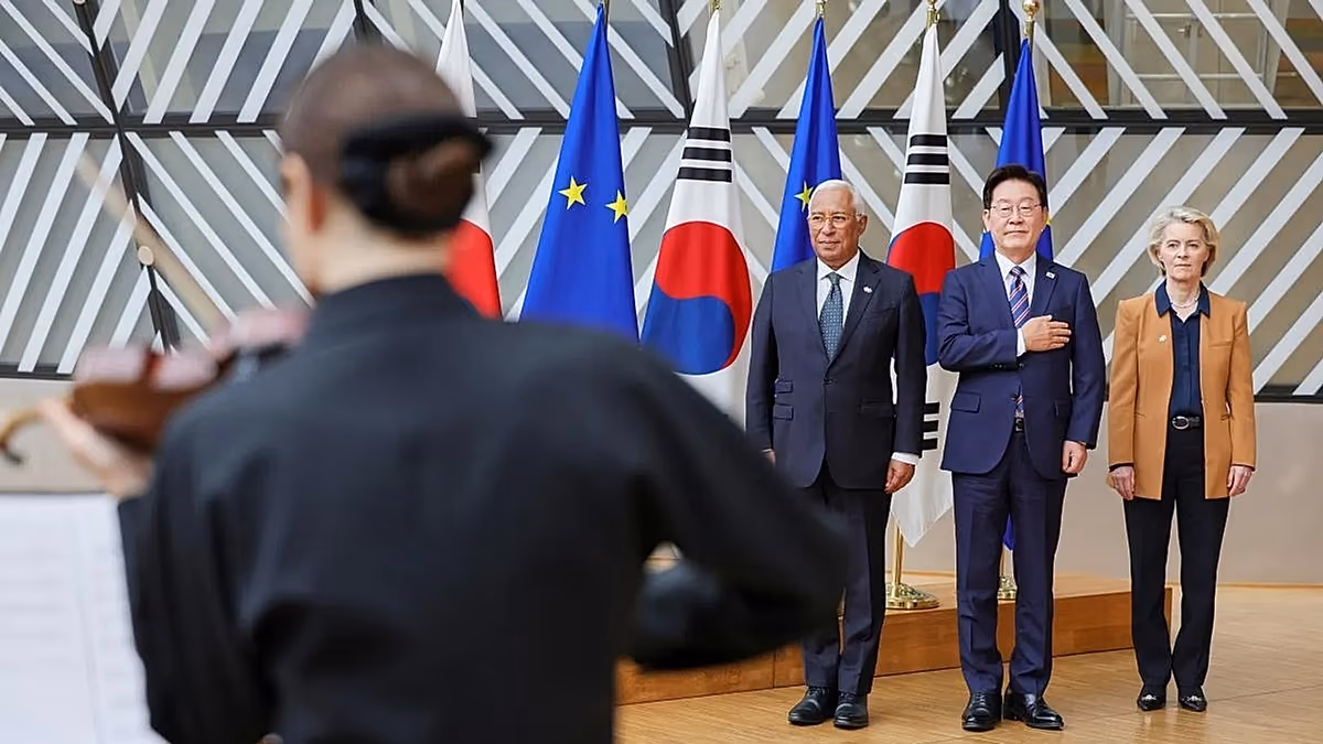 „Partnerek és barátok”: A kereskedelem és a védelem az EU–Dél-Korea csúcstalálkozó napirendjén