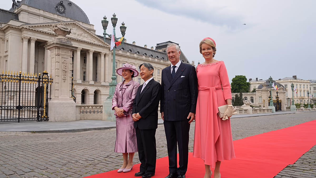 Állami látogatásra Belgiumba érkezik Japán császára és császárnéja