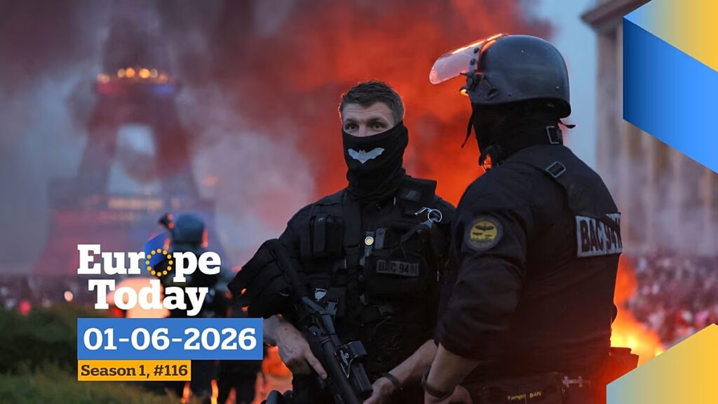 Élő. Europe Today: A PSG Bajnokok Ligája diadala, amelyet Franciaország-szerte erőszak rontott el