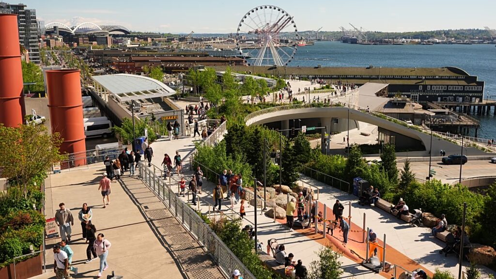 Vízparti gólok: Seattle lebegő világbajnoki szurkolói zónának ad otthont