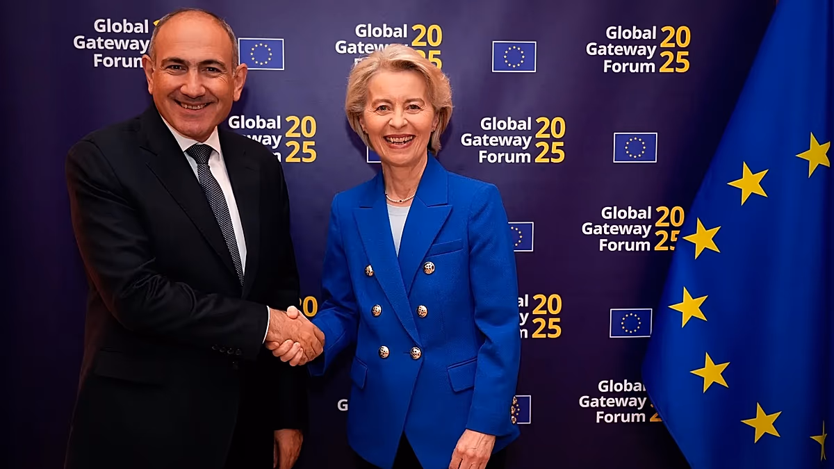 Von der Leyen ellátogat Pashinyanba Jerevánba, hogy tovább építsen Örményország EU-párti szavazására