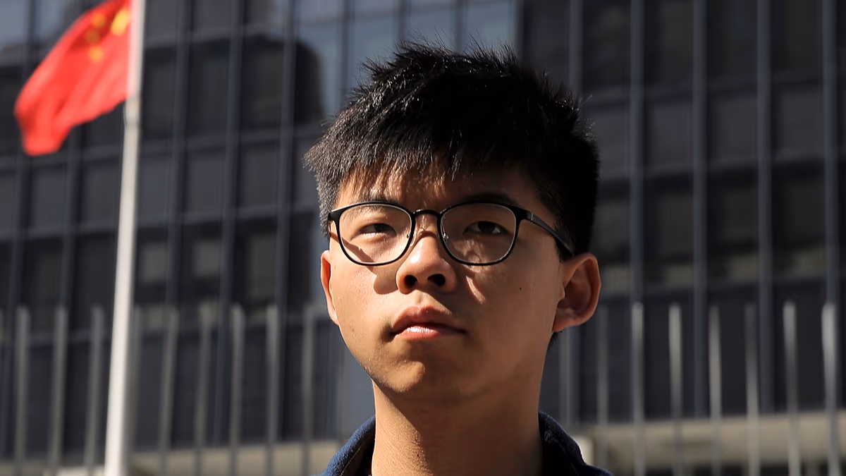 Joshua Wong hongkongi aktivista szeptemberben kihirdeti az ítéletet a második nemzetbiztonsági ügyben