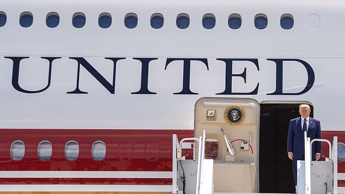 Trump a törökországi NATO-csúcsról hazatérve kihagyja az új Air Force One-t