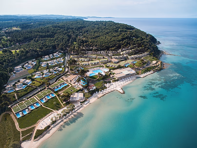 Sani Club légi kilátás