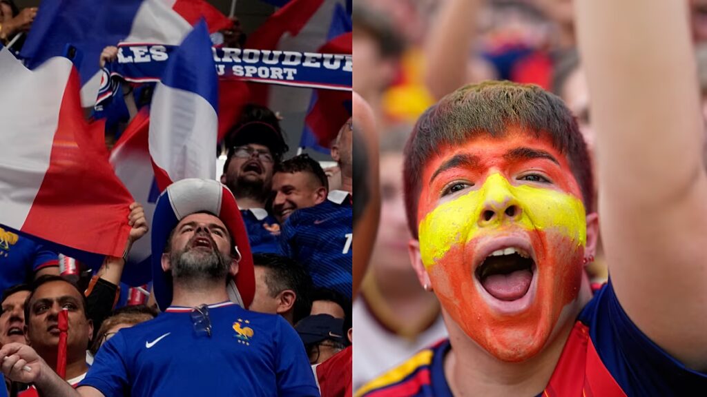 A francia és a spanyol szurkolók texasi utcákon tolonganak a világbajnokság elődöntője előtt