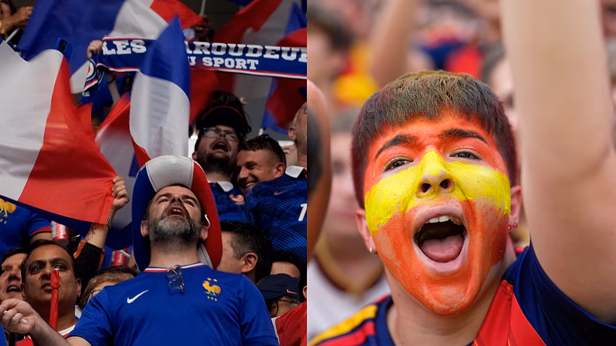 A francia és a spanyol szurkolók texasi utcákon tolonganak a világbajnokság elődöntője előtt